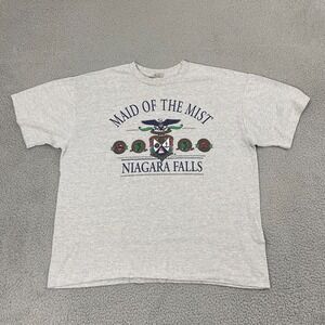 VTG Niagara Falls Shirt XXL Striped Maid of The Mist Destination Single Stitch